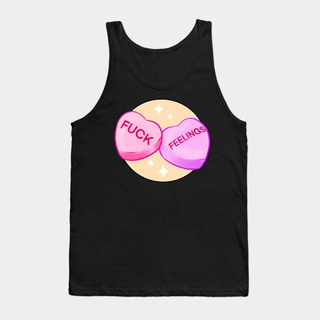 F Feelings Tank Top by LVBart